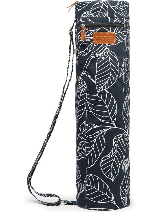 Handbags - Canvas Yoga Mat Bag with Adjustable Strap & Pockets, Full-Zip Travel Gym Tote fo